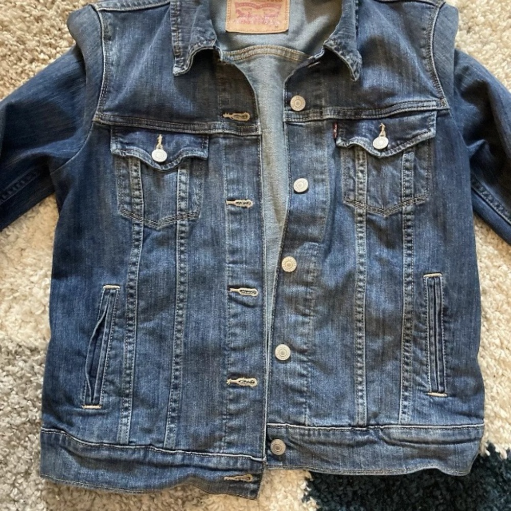 Levi's Blue Jean Jacket with Classic Trucker Style